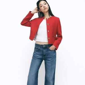 Zara Red Blazer